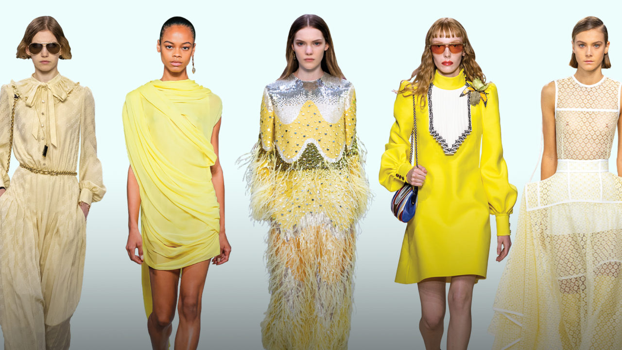 Runway Report: Freshly Squeezed Lemon Hues