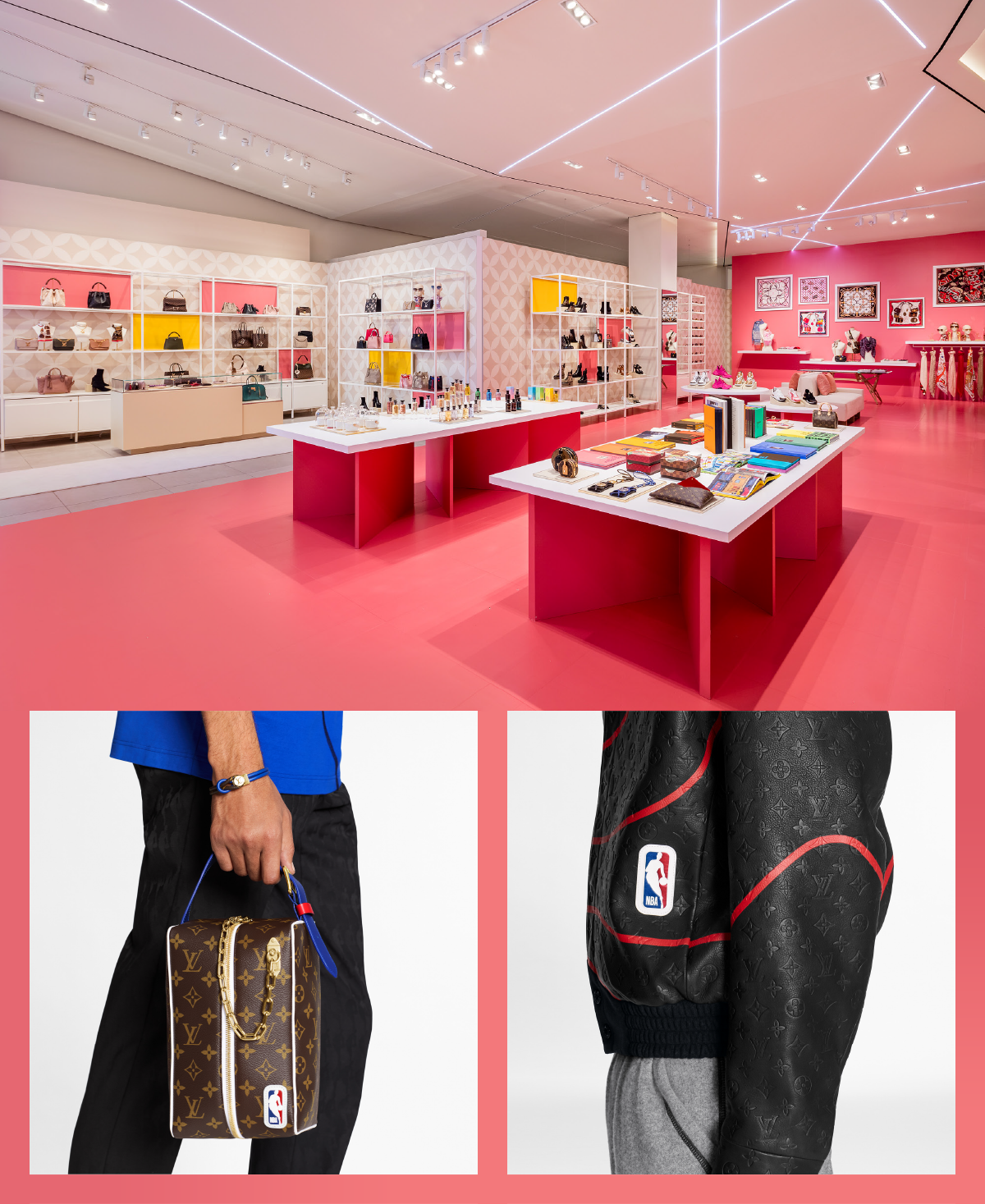 Louis Vuitton goes courtside with LVxNBA capsule collection