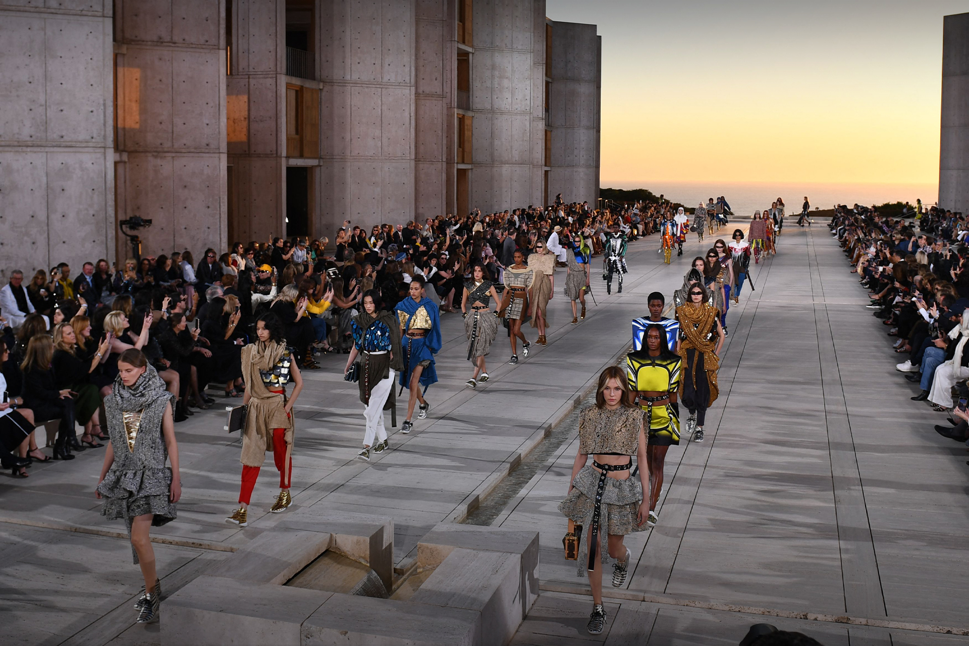 Louis Vuitton's Cruise 2023 Show Was Made For the Sunset