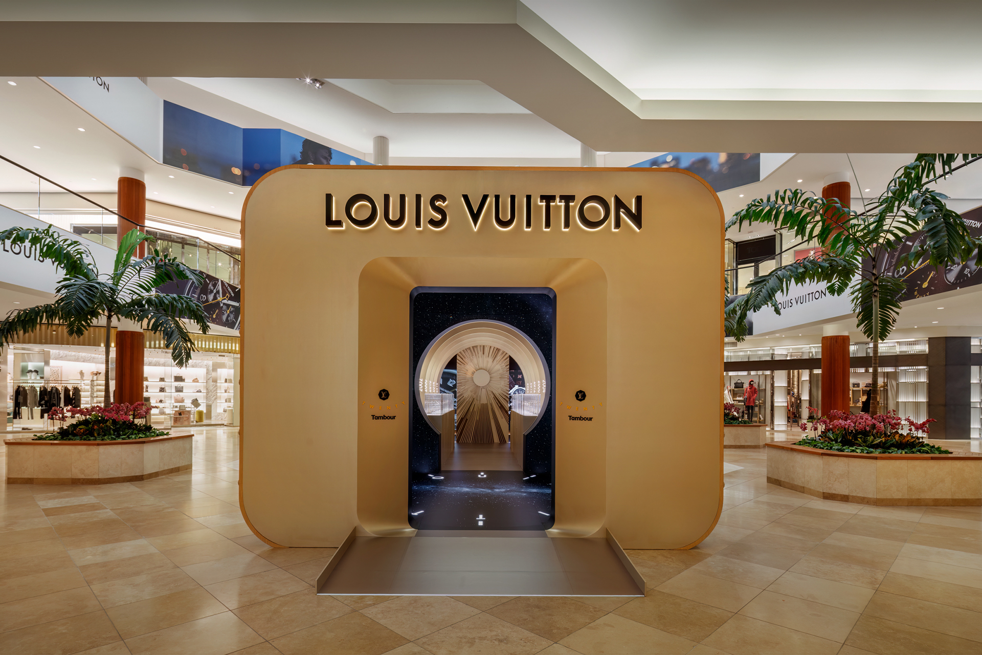 Louis Vuitton's Tambour Watch Tribute Lands in Costa Mesa
