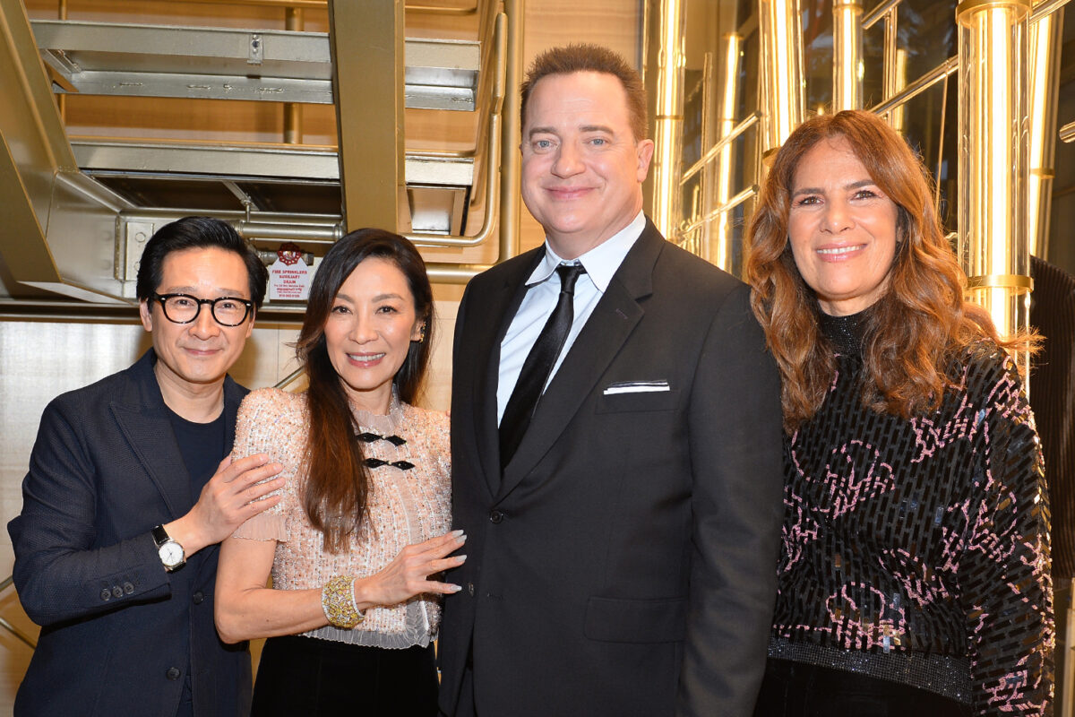 Michelle Yeoh Celebrates Her Oscar Nod With Giorgio Armani