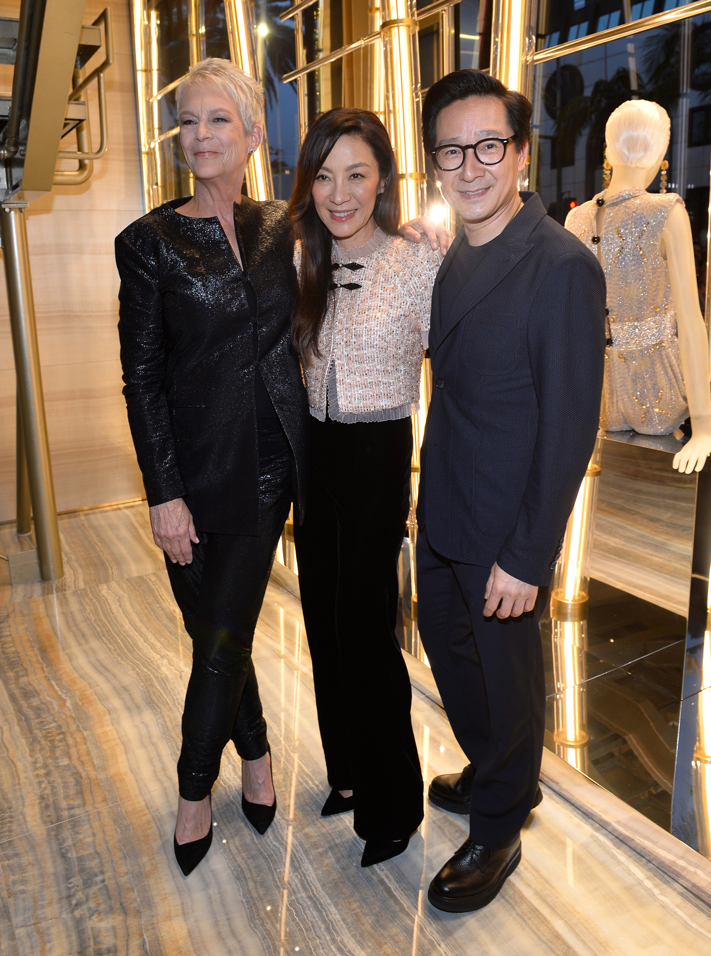 Michelle Yeoh Celebrates Her Oscar Nod With Giorgio Armani C