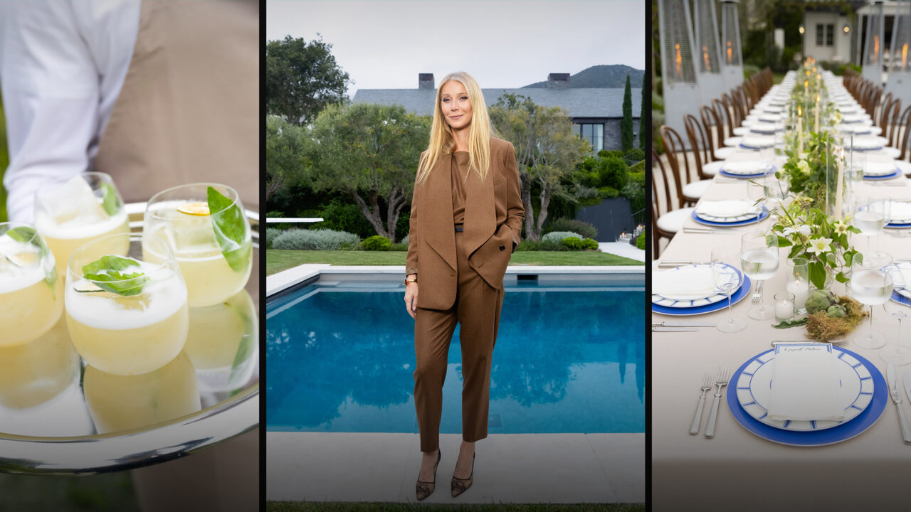 goop and Loro Piana Stage an Intimate Alfresco Dinner in Montecito