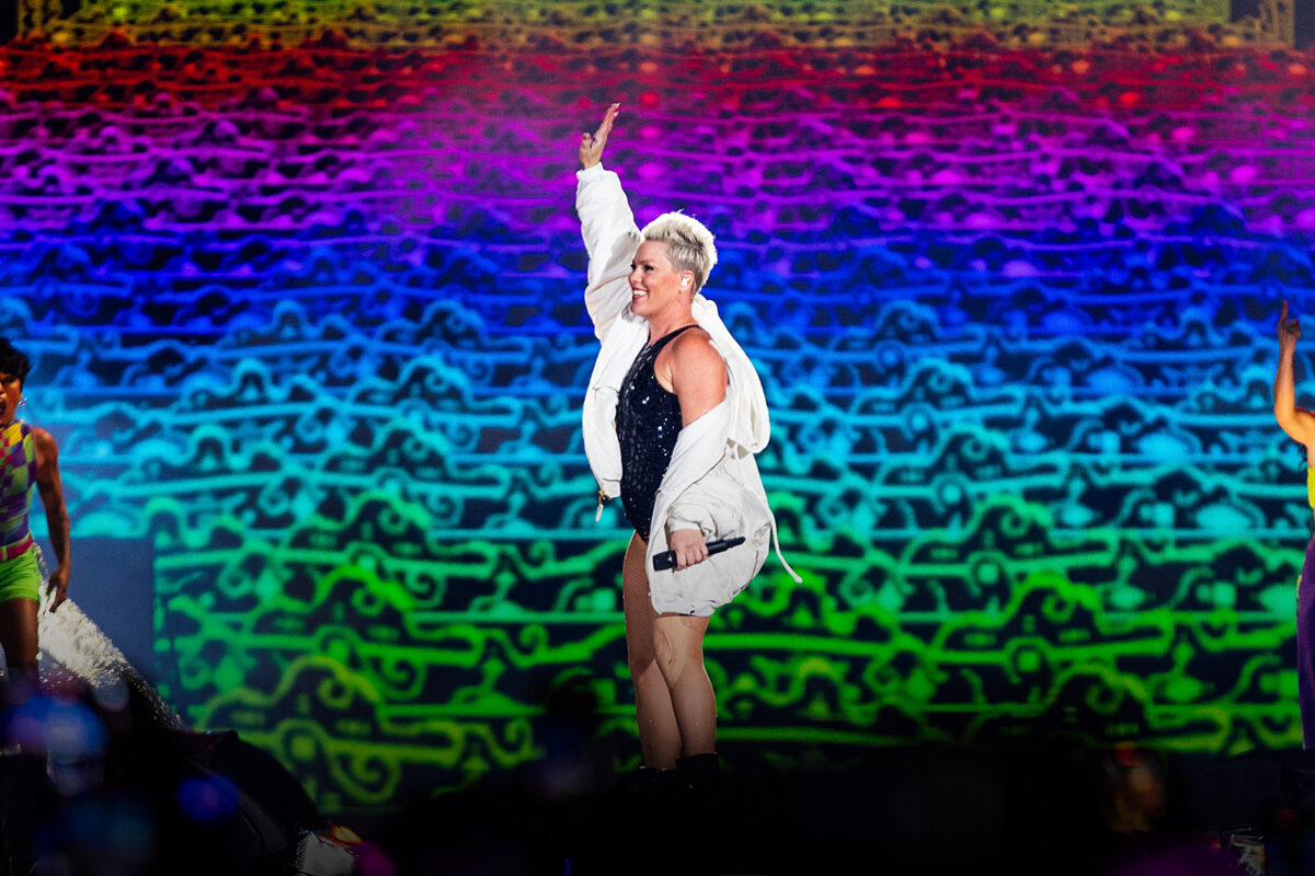 Acrobatics by Pink Help Raise $8.4 Million for Children