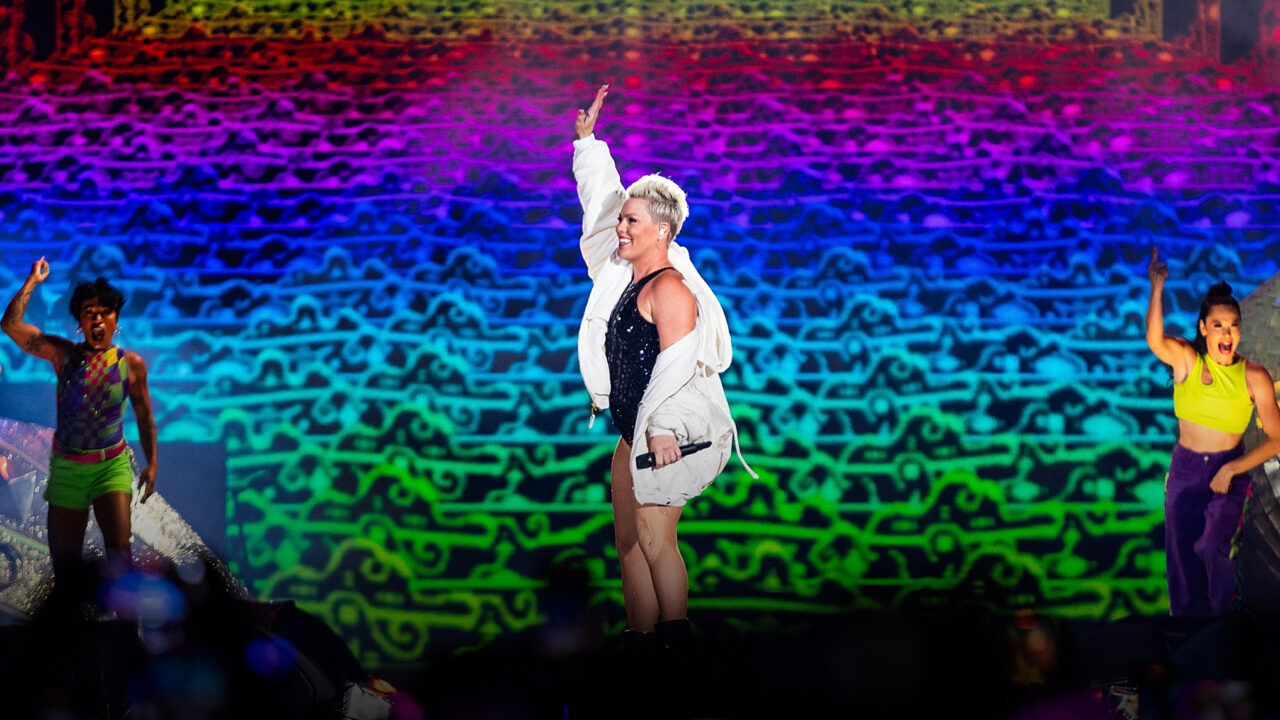 Acrobatics by Pink Help Raise $8.4 Million for Children