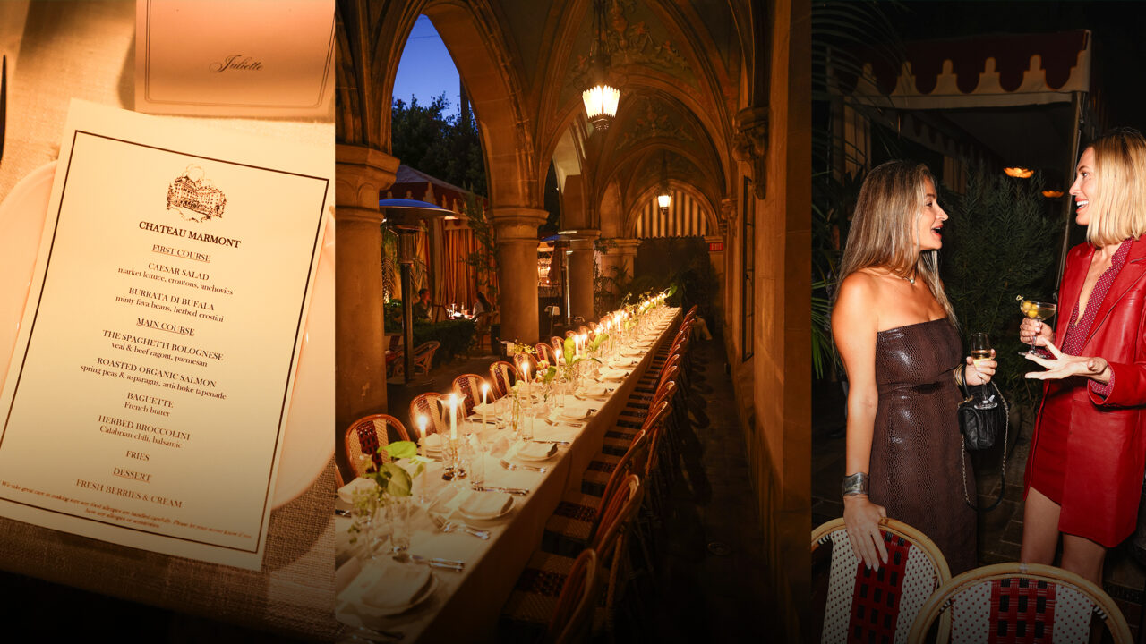 SPRWMN Gather Over Dinner at Chateau Marmont 