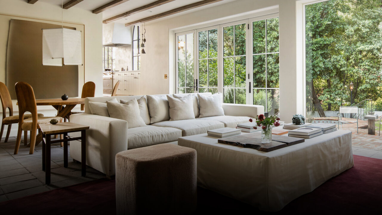 A Hollywood Hills House Tucked Behind Cinematic Trees Is Transformed
