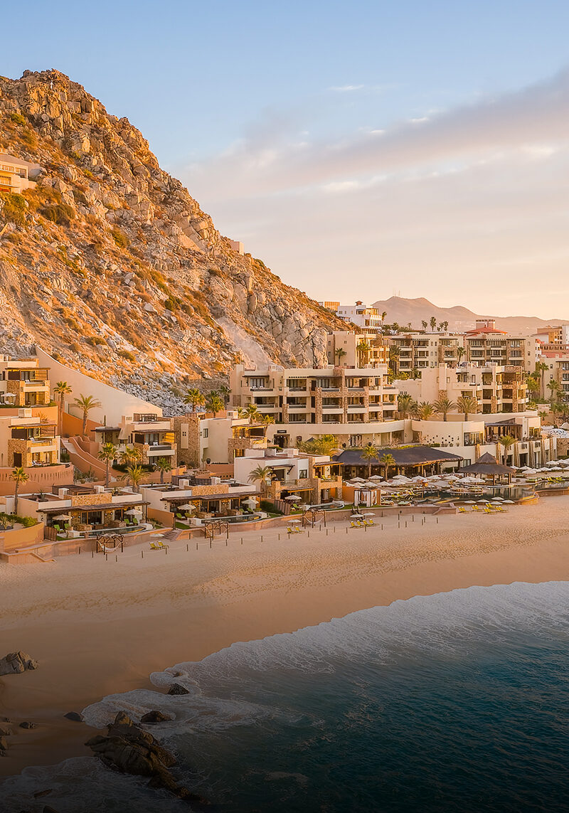 A Beachfront Baja Resort Is Carved Into the Cliffside