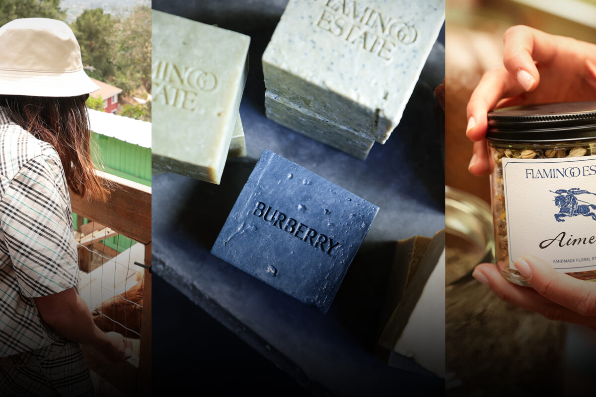L.A.’s Lush Flamingo Estate Hosts Burberry’s Highgrove Collection Launch