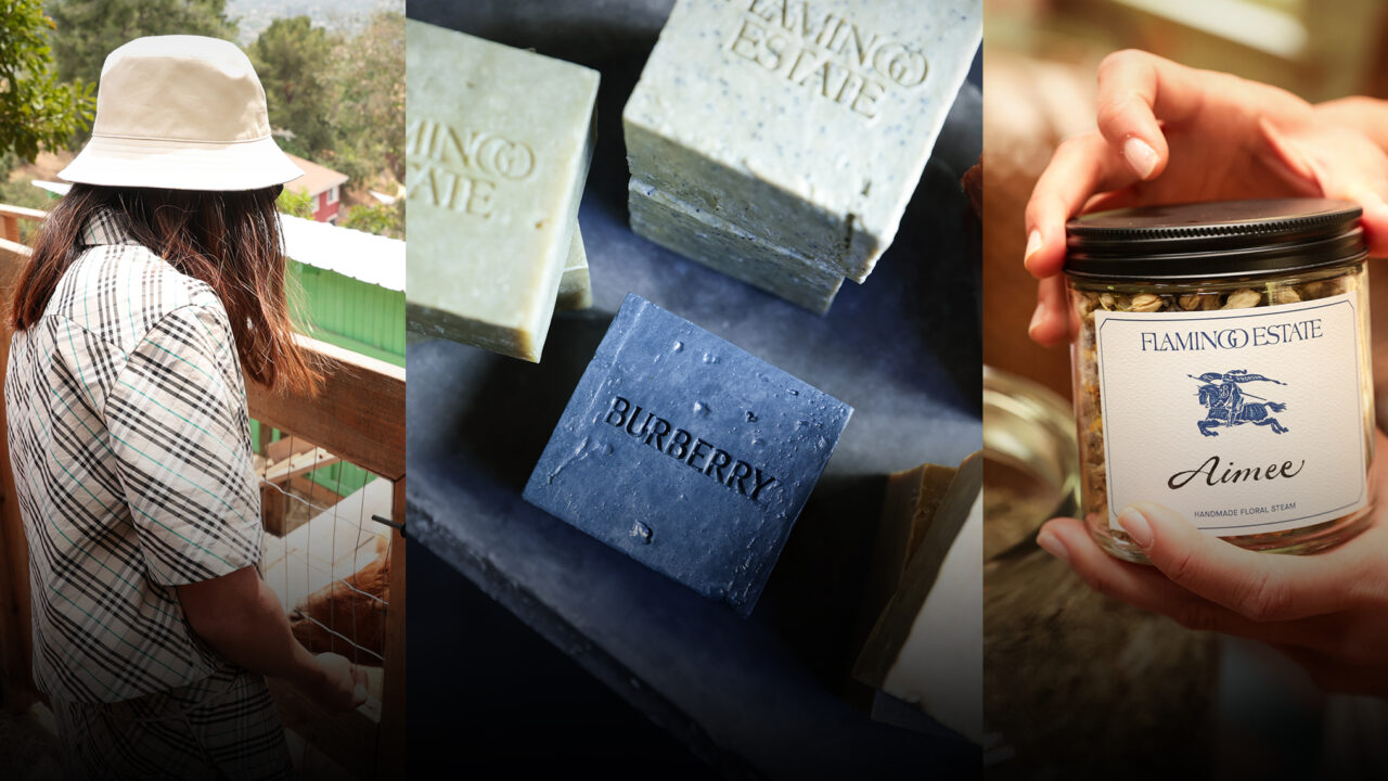L.A.’s Lush Flamingo Estate Hosts Burberry’s Highgrove Collection Launch
