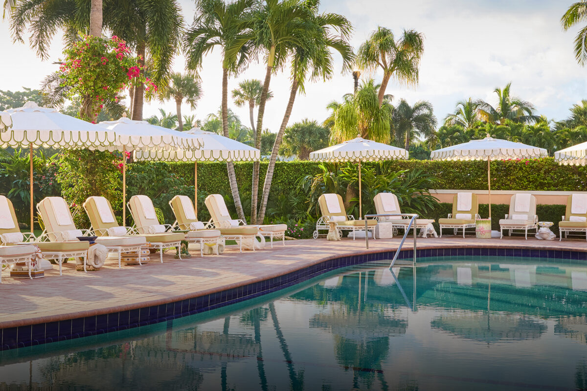 The Colony Hotel’s Inimitable Pink-Tinted View of Palm Beach