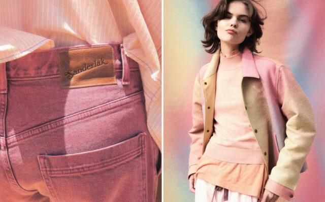 Loro Pianaピンク カーディガン・アンサンブル 40 Loro Pianaピンク カーディガン・アンサンブル 40 Spiderweb Knit