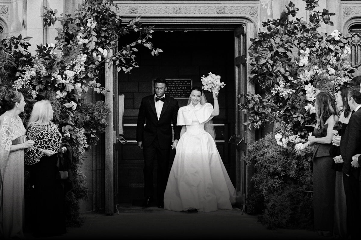 What’s More Romantic Than a Garden Party in the Bride’s Hometown?